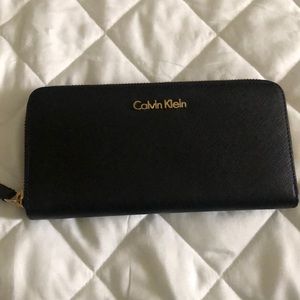 Leather Calvin Klein wallet